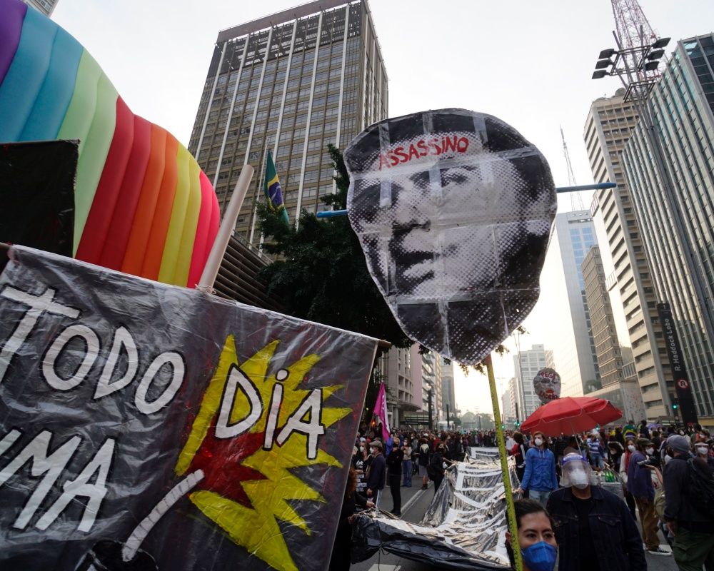 Brezilya'da Devlet Başkanı Bolsonaro karşıtı gösteriler düzenlendi 30