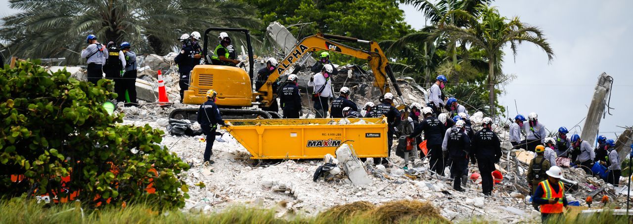 Miami'de çöken binada ölenlerin sayısı 27'ye yükseldi! 118 kişi halen enkaz altında 29