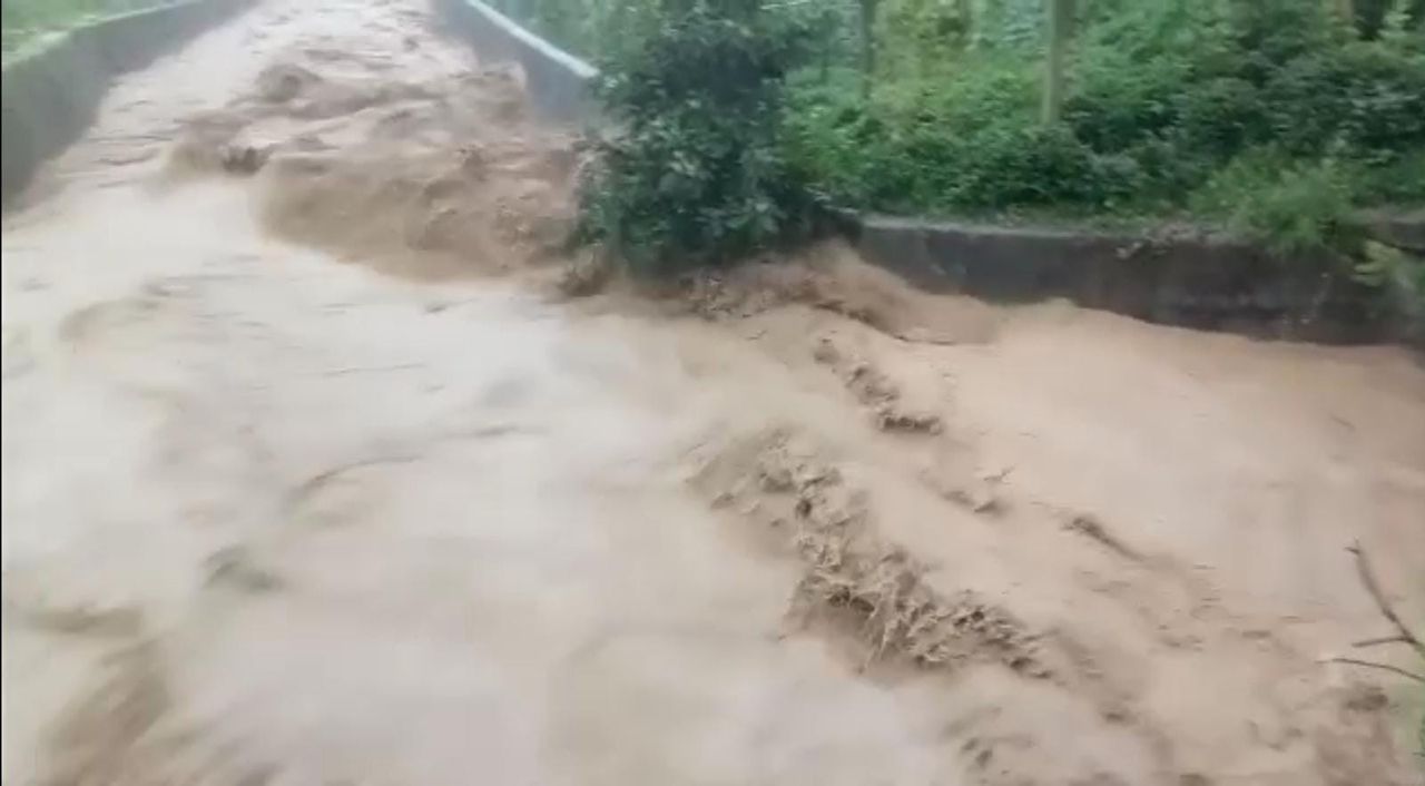 Rize'de gök yarıldı! Dereler taştı, heyelanlar oluştu, yollar kapandı 6