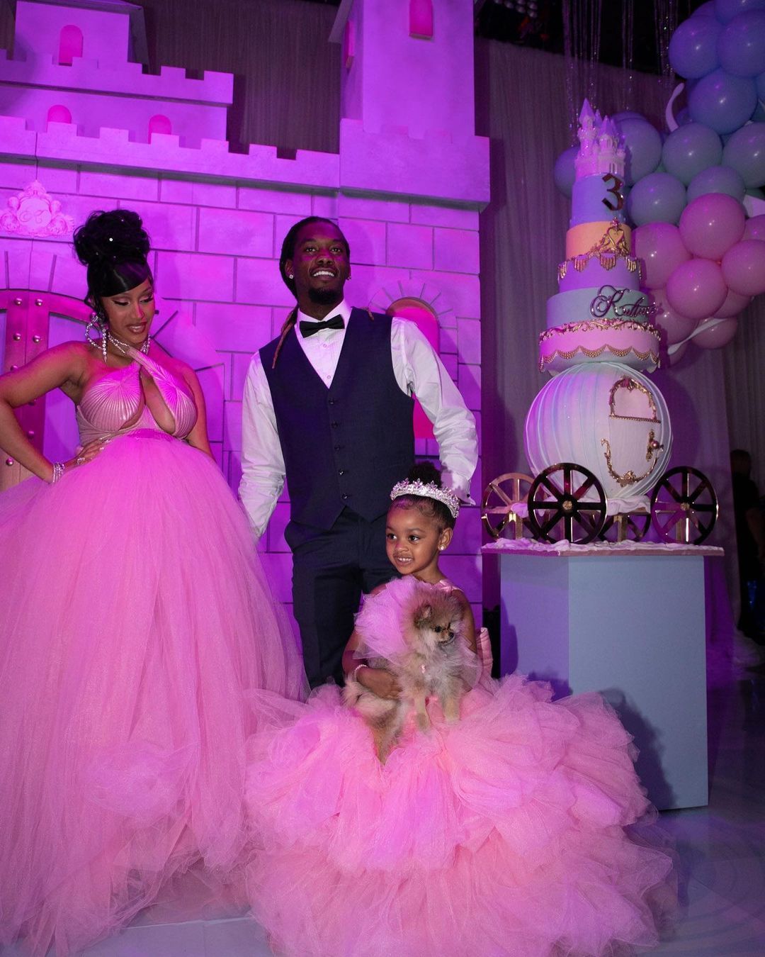 Dünyaca ünlü rap şarkıcısı Cardi B'den 3 yaşındaki kızına inanılmaz parti! Aldığı hediye servet değerinde 1