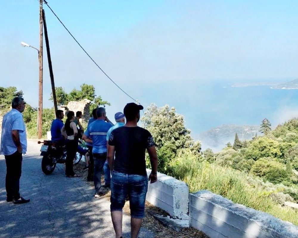 Turistler panikte! Samos (Sisam) kabusu yaşıyor... Yangına müdahale sürüyor 5