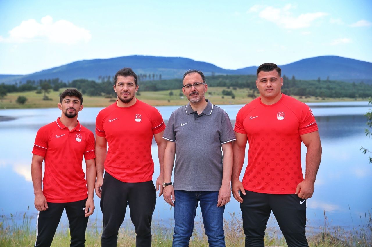 Türkiye'nin Tokyo 2020 Güreş Milli Takımı, Bolu'da olimipyat hazırlıklarını sürdürüyor 2