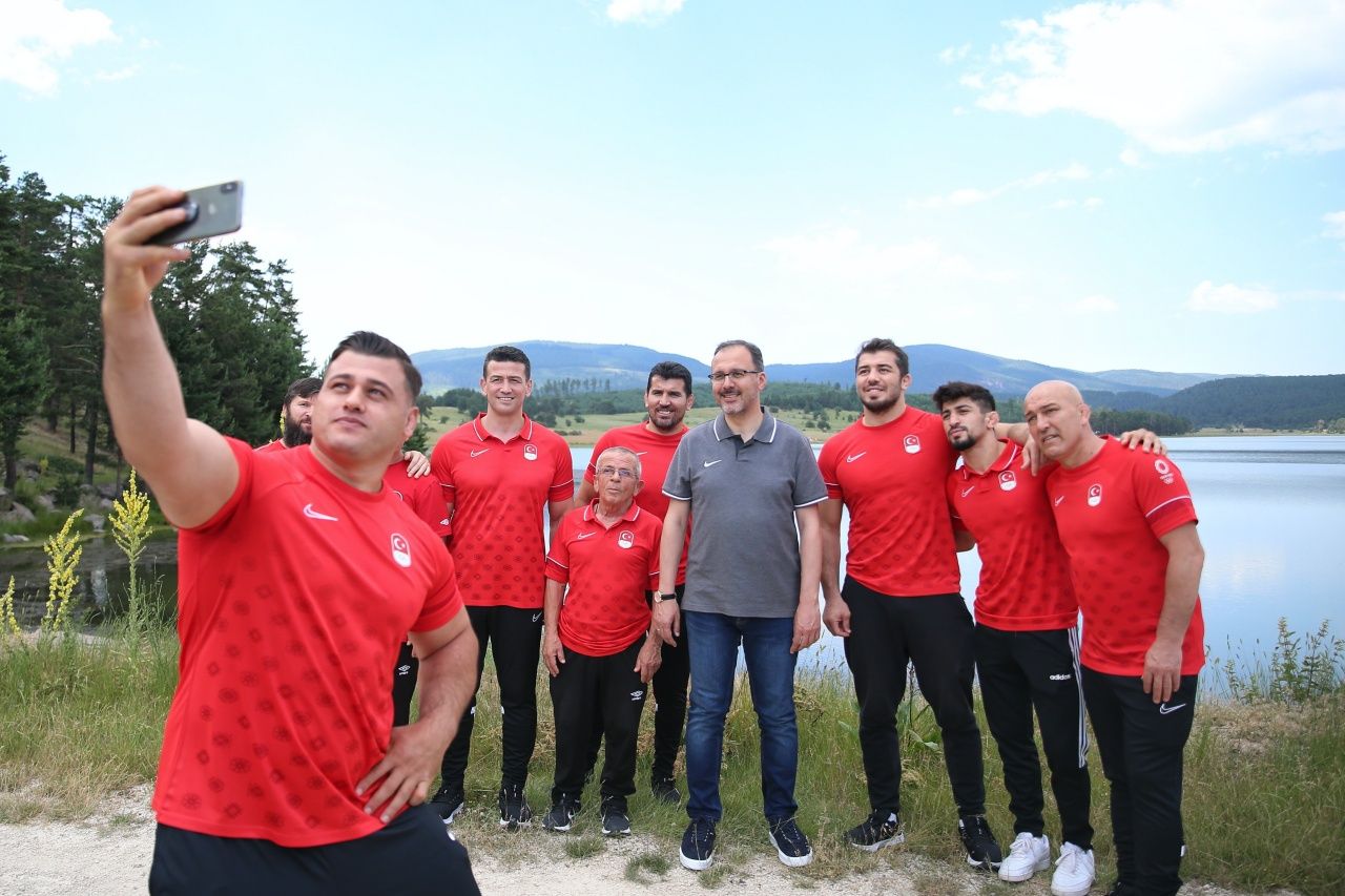 Türkiye'nin Tokyo 2020 Güreş Milli Takımı, Bolu'da olimipyat hazırlıklarını sürdürüyor 6
