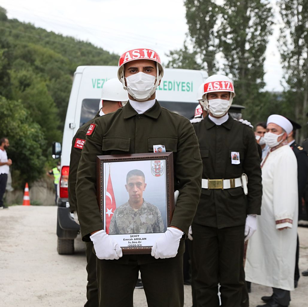 El Bab şehidi Emrah Arslan'a son görev 1