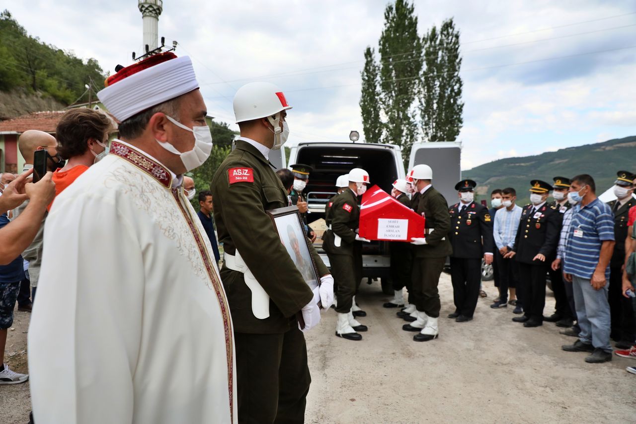 El Bab şehidi Emrah Arslan'a son görev 2