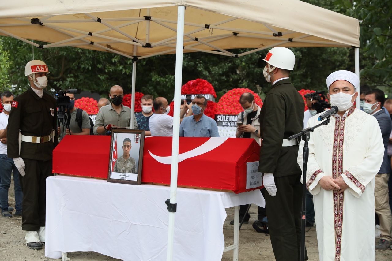 El Bab şehidi Emrah Arslan'a son görev 10