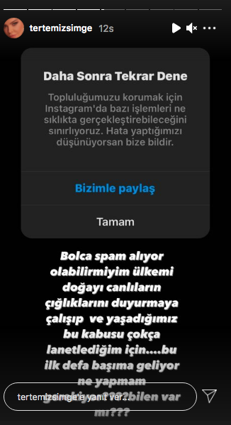 Instagram'da 'daha sonra tekrar dene' hatası! Ünlü isimler isyan etti 16