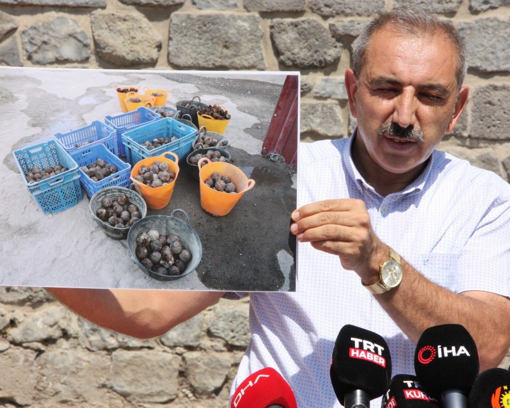 Diyarbakır'da Amida Höyük'te devam eden kazılarda 1. Dünya Savaşı'na ait 782 adet el bombası bulundu 8