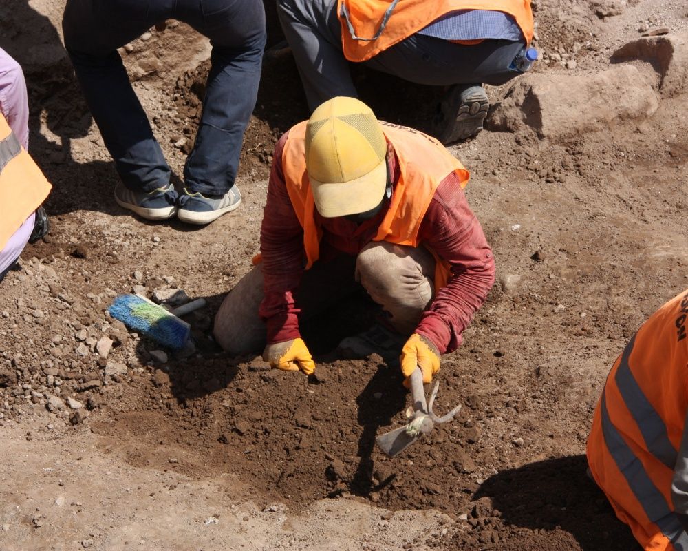 Diyarbakır'da Amida Höyük'te devam eden kazılarda 1. Dünya Savaşı'na ait 782 adet el bombası bulundu 1