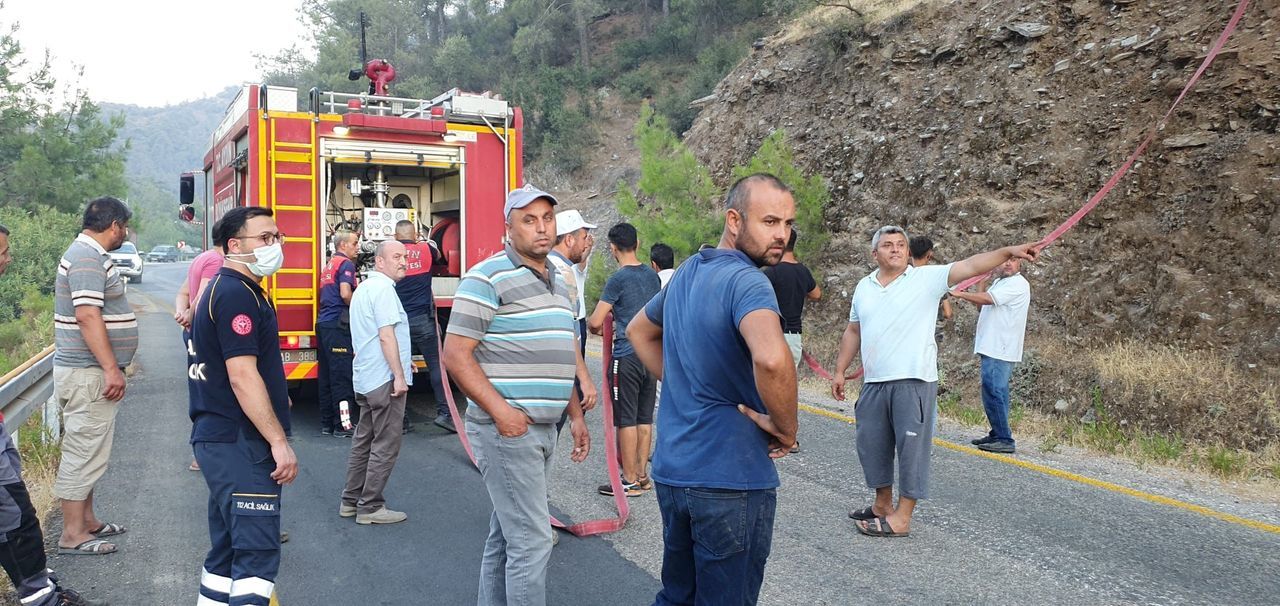 Aydın'ın Bozdoğan ilçesindeki orman yangını kontrol altına alındı 5