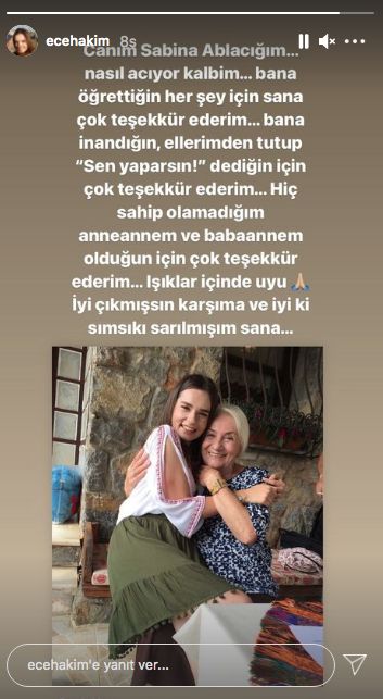 Ünlü isimlerden Sabina Toziya paylaşımları... Acı haberle kahroldular 15
