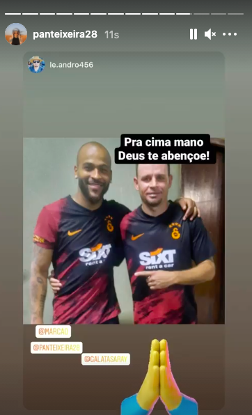 Marcao'nun eşi Pan Teixeira'ya Instagram tacizi... Müstehcen fotoğraf atıyorlar 8