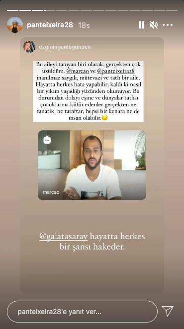 Marcao'nun eşi Pan Teixeira'ya Instagram tacizi... Müstehcen fotoğraf atıyorlar 1