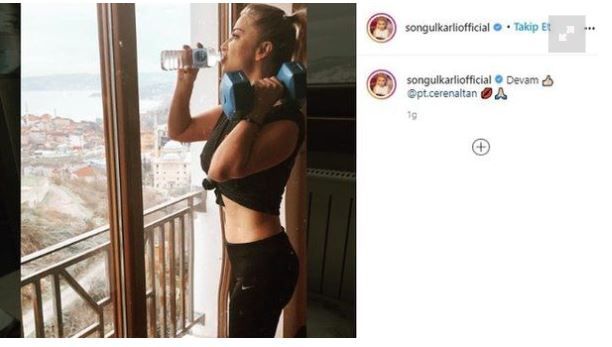 Songül Karlı yatak odası fotoğrafını paylaştı! Buna dekolte denmez! Karlı instagram'da coştu! 1