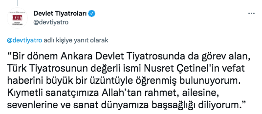 Sanat camiası yasta... Ünlü isimlerden Nusret Çetinel paylaşımları 12
