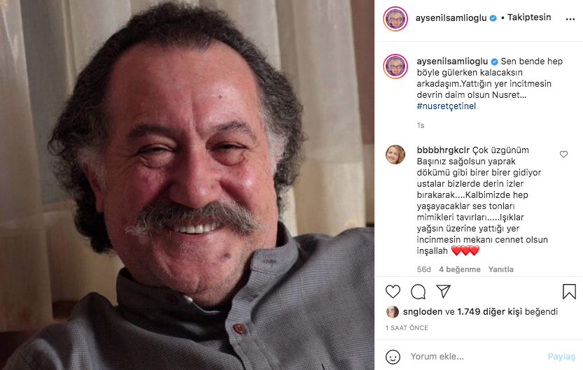 Sanat camiası yasta... Ünlü isimlerden Nusret Çetinel paylaşımları 17