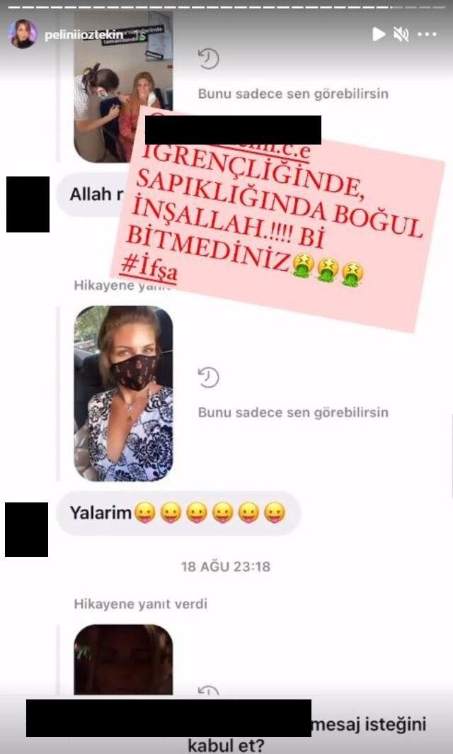 Pelin Öztekin'e iğrenç taciz! Oyuncu sinirlerine hakim olamadı! Mesajları tek tek ifşa etti! 3