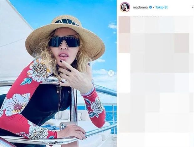 Madonna tuvaletten fotoğraf paylaştı! Dünya ayağa kalktı! 5