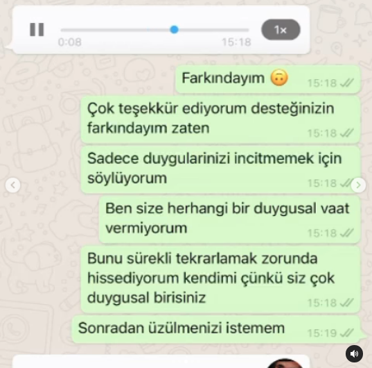 Sosyal medya fenomeni Ece Ronay, Mehmet Ali Erbil'in kendisine attığı mesajları ifşa etti! Ünlü sanatçı olay sonrası açıklama yaptı 6