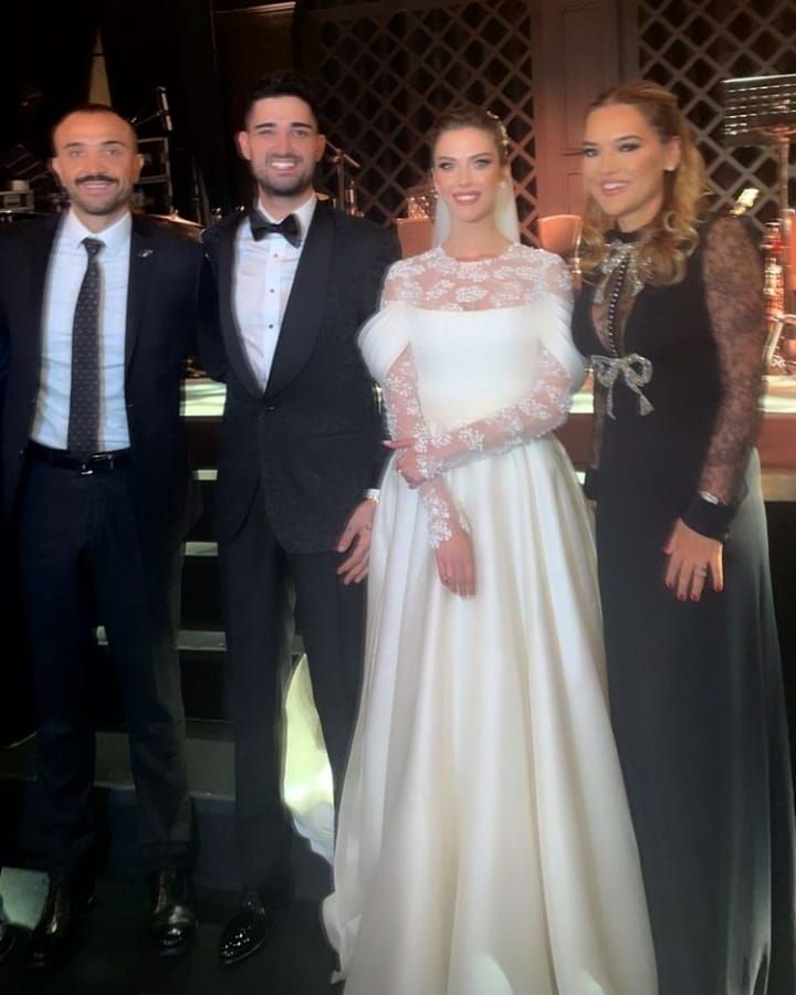 İbrahim Tatlıses'in oğlu İdo Tatlıses ile Yasemin Şefkatli'nin düğününden kareler! Gelinliği olay oldu 2