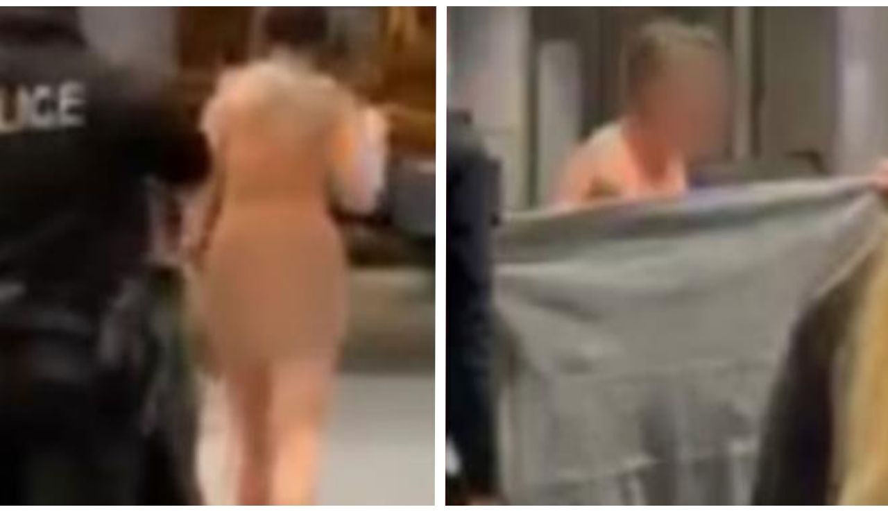 Havalimanında görülmemiş olay! Tüm kıyafetlerini çıkarıp peronda yürüdü... 1