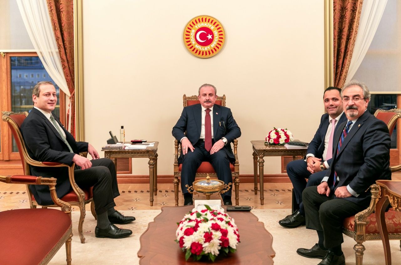Galatasaray Başkanı Burak Elmas, TBMM Başkanı Şentop’u ziyaret etti 1