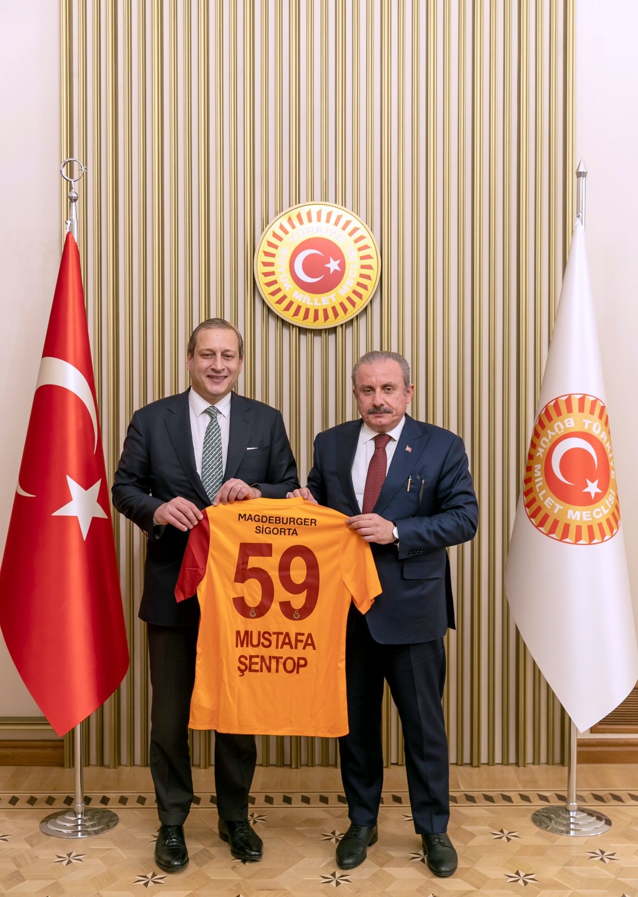 Galatasaray Başkanı Burak Elmas, TBMM Başkanı Şentop’u ziyaret etti 2