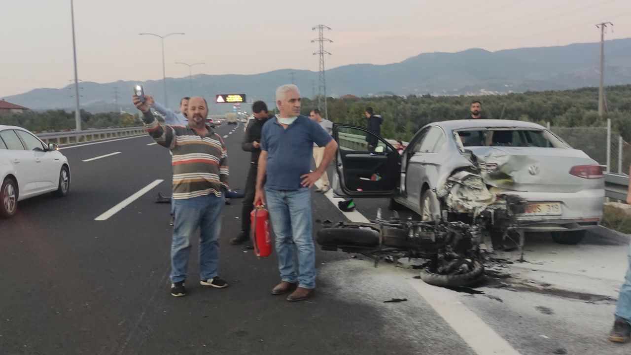 Motosiklet grubunu kahreden kaza: 2 ağır yaralı 2