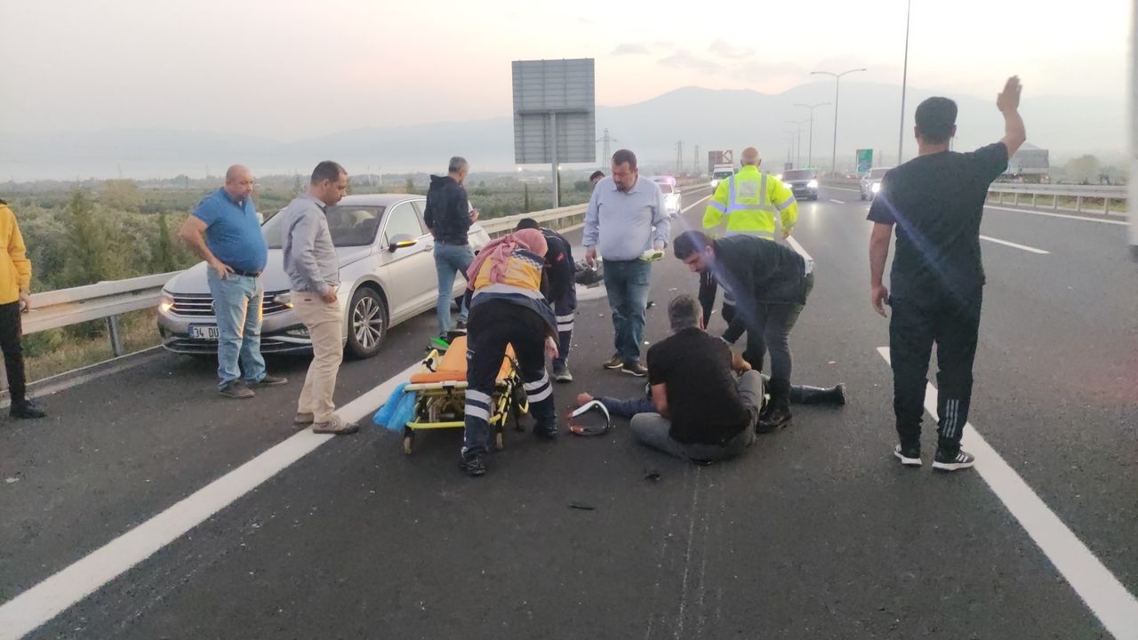 Motosiklet grubunu kahreden kaza: 2 ağır yaralı 8