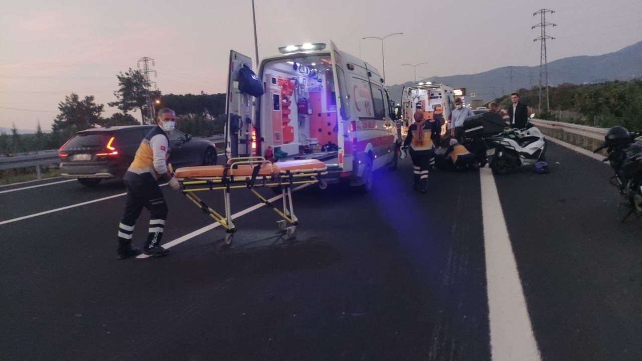 Motosiklet grubunu kahreden kaza: 2 ağır yaralı 9