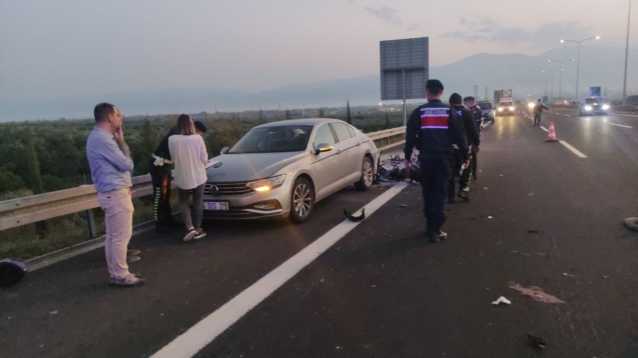 Motosiklet grubunu kahreden kaza: 2 ağır yaralı 3