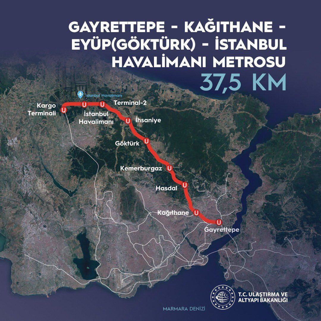 İstanbul Havalimanı metrosuna kavuşuyor: Türkiye'nin en hızlısı olacak! Test sürüşleri başladı! 11