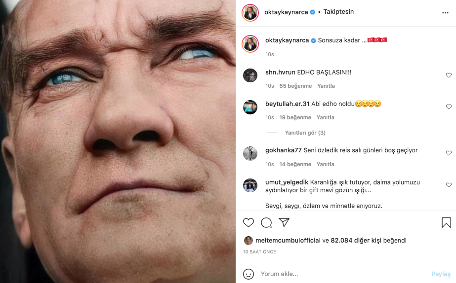 Ünlü isimlerden 10 Kasım paylaşımları 5