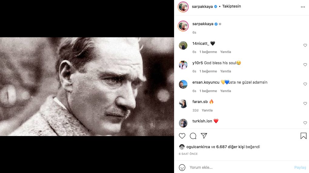 Ünlü isimlerden 10 Kasım paylaşımları 43