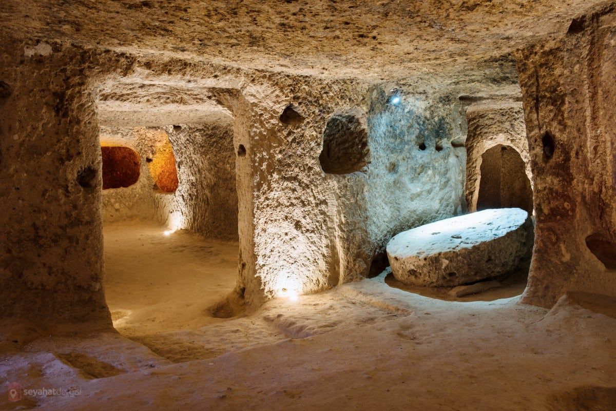 Kaymaklı Yer Altı Şehri turistleri gizemli yolculuğa çıkarıyor 2