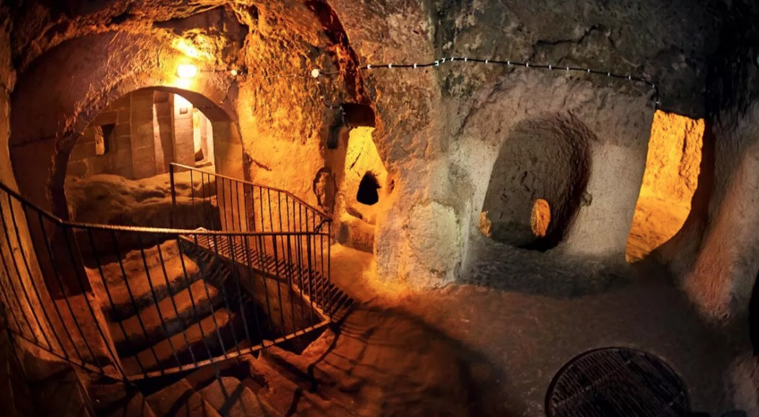 Kaymaklı Yer Altı Şehri turistleri gizemli yolculuğa çıkarıyor 4