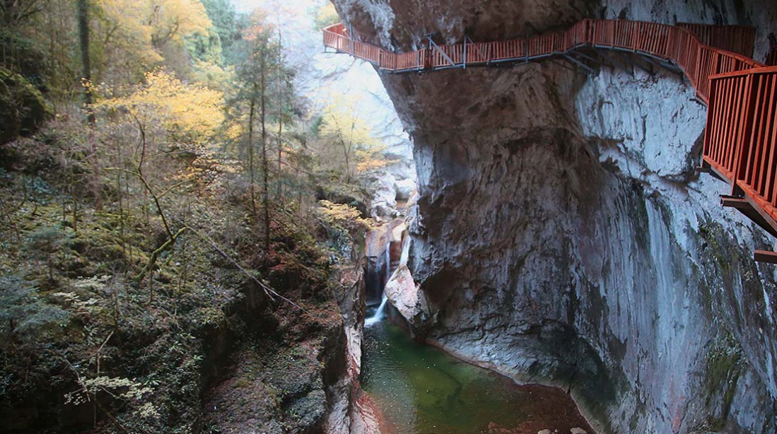 Kastamonu'dan içleri ısıtan manzara... Horma Kanyonu ve Ilıca Şelalesi sonbahar renklerine büründü 1