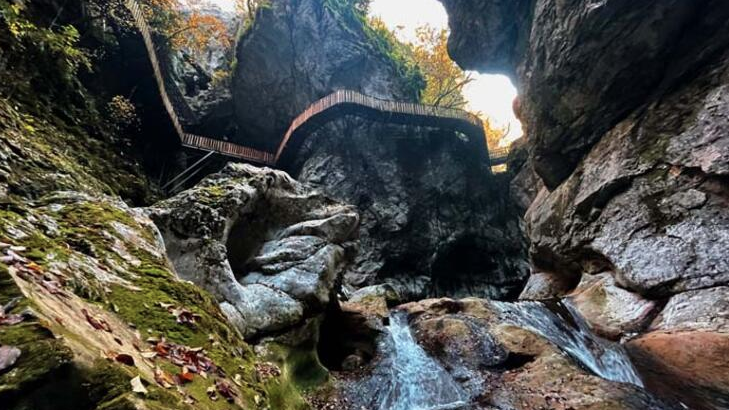 Kastamonu'dan içleri ısıtan manzara... Horma Kanyonu ve Ilıca Şelalesi sonbahar renklerine büründü 13