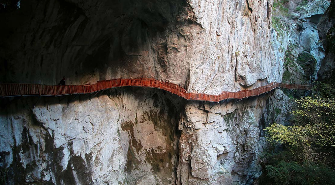 Kastamonu'dan içleri ısıtan manzara... Horma Kanyonu ve Ilıca Şelalesi sonbahar renklerine büründü 3