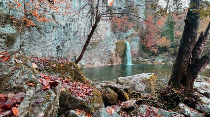 Kastamonu'dan içleri ısıtan manzara... Horma Kanyonu ve Ilıca Şelalesi sonbahar renklerine büründü 9