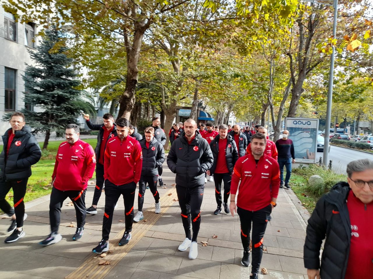 A Milli Takım Podgoritsa'da şehir turu attı 4
