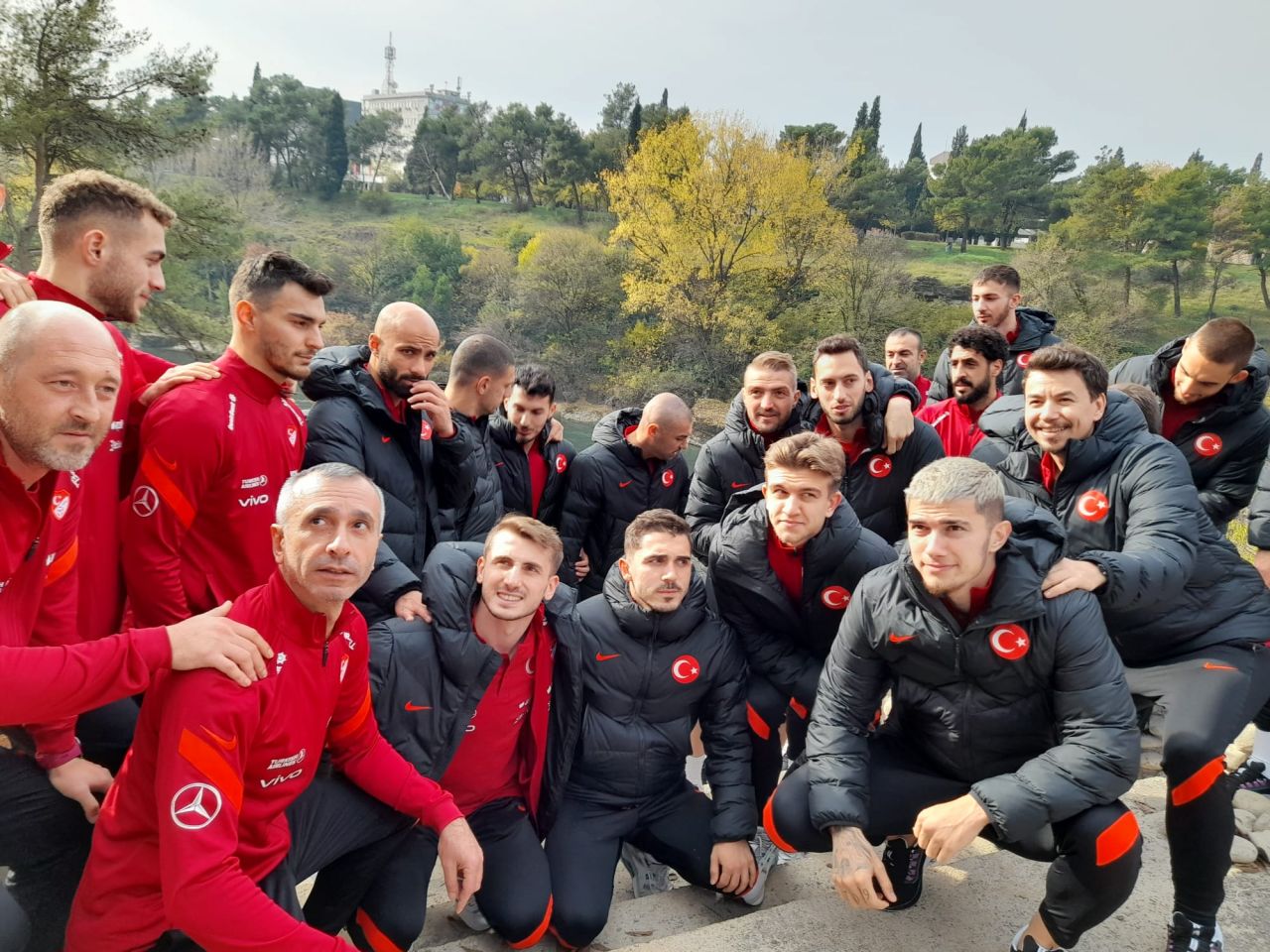 A Milli Takım Podgoritsa'da şehir turu attı 1