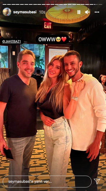Şeyma Subaşı'ndan sevgilisi Mohammed Alsaloussi ile dudak dudağa poz 2