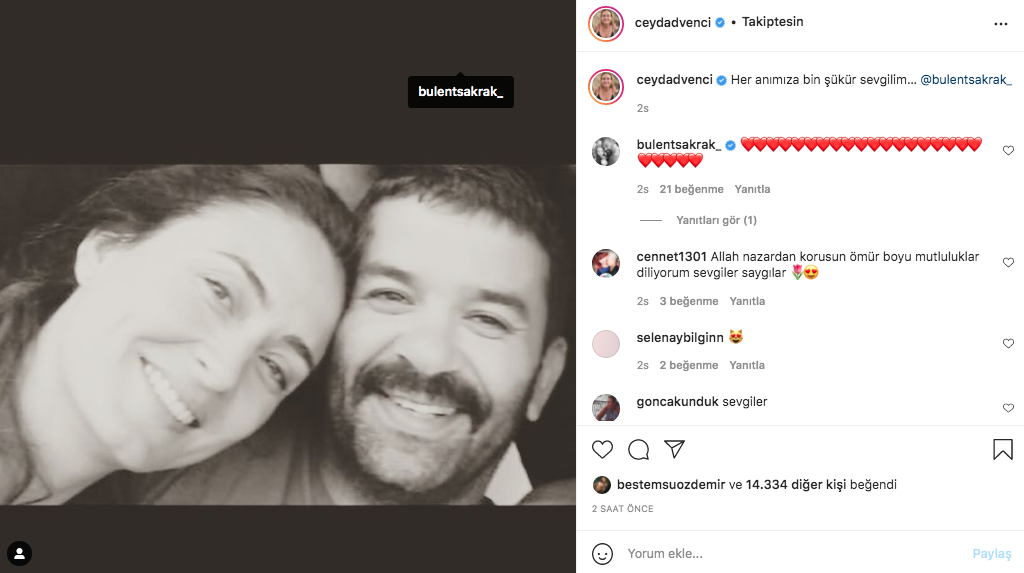 Şeyma Subaşı'ndan sevgilisi Mohammed Alsaloussi ile dudak dudağa poz 26