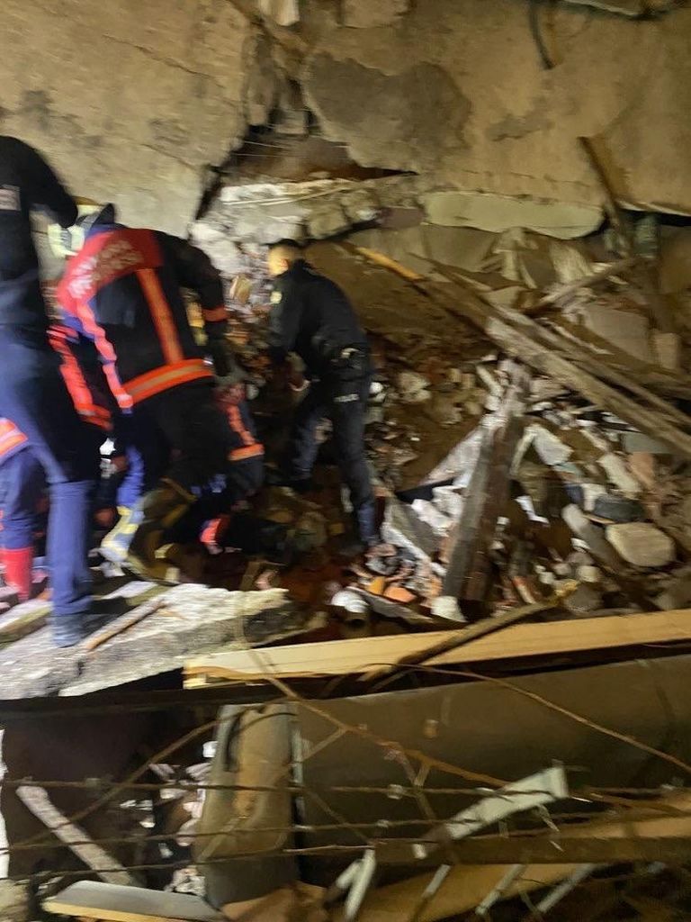 Ankara'da 3 katlı binada patlama! Bölgeden yeni görüntüler ulaştı 6