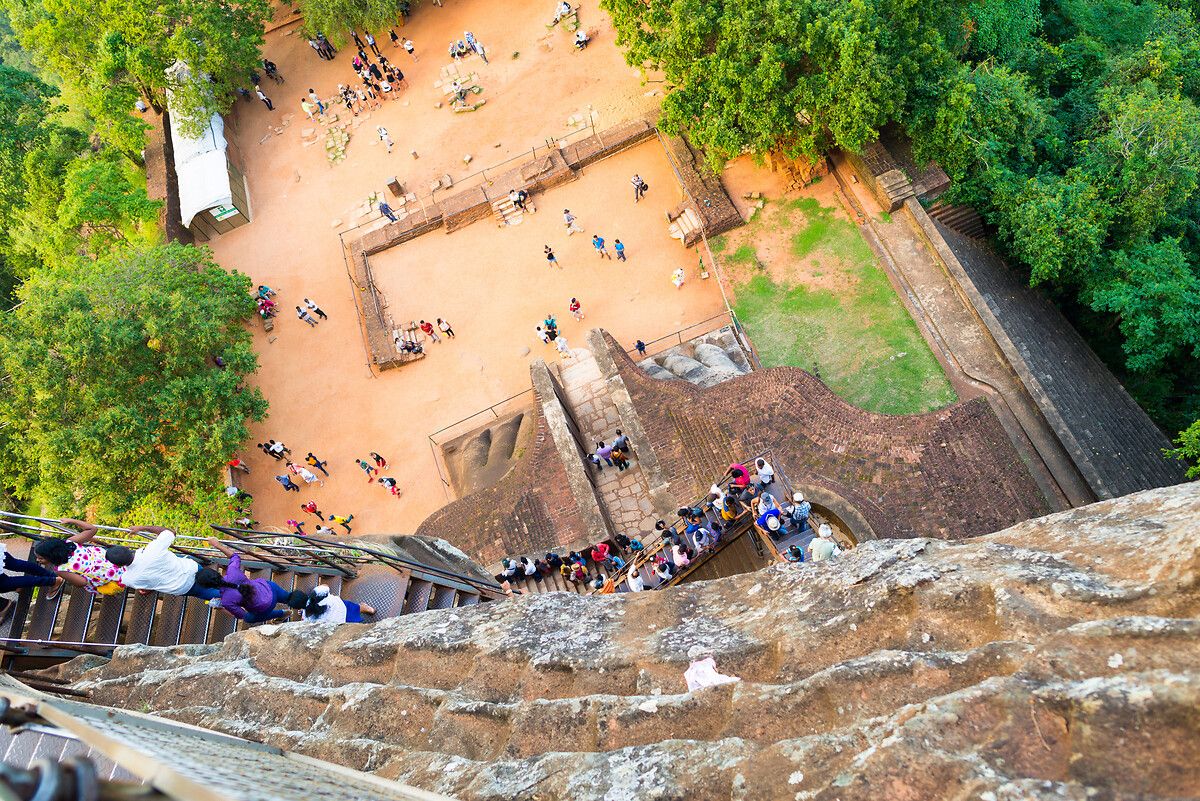 Sri Lanka'nın tarihi kaya kalesi Sigiriya görünümüyle büyülüyor 1