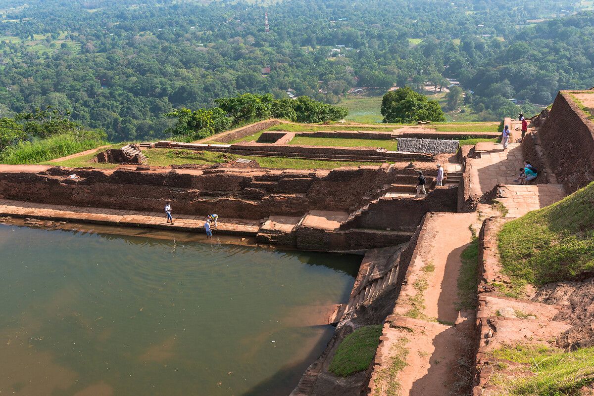 Sri Lanka'nın tarihi kaya kalesi Sigiriya görünümüyle büyülüyor 5