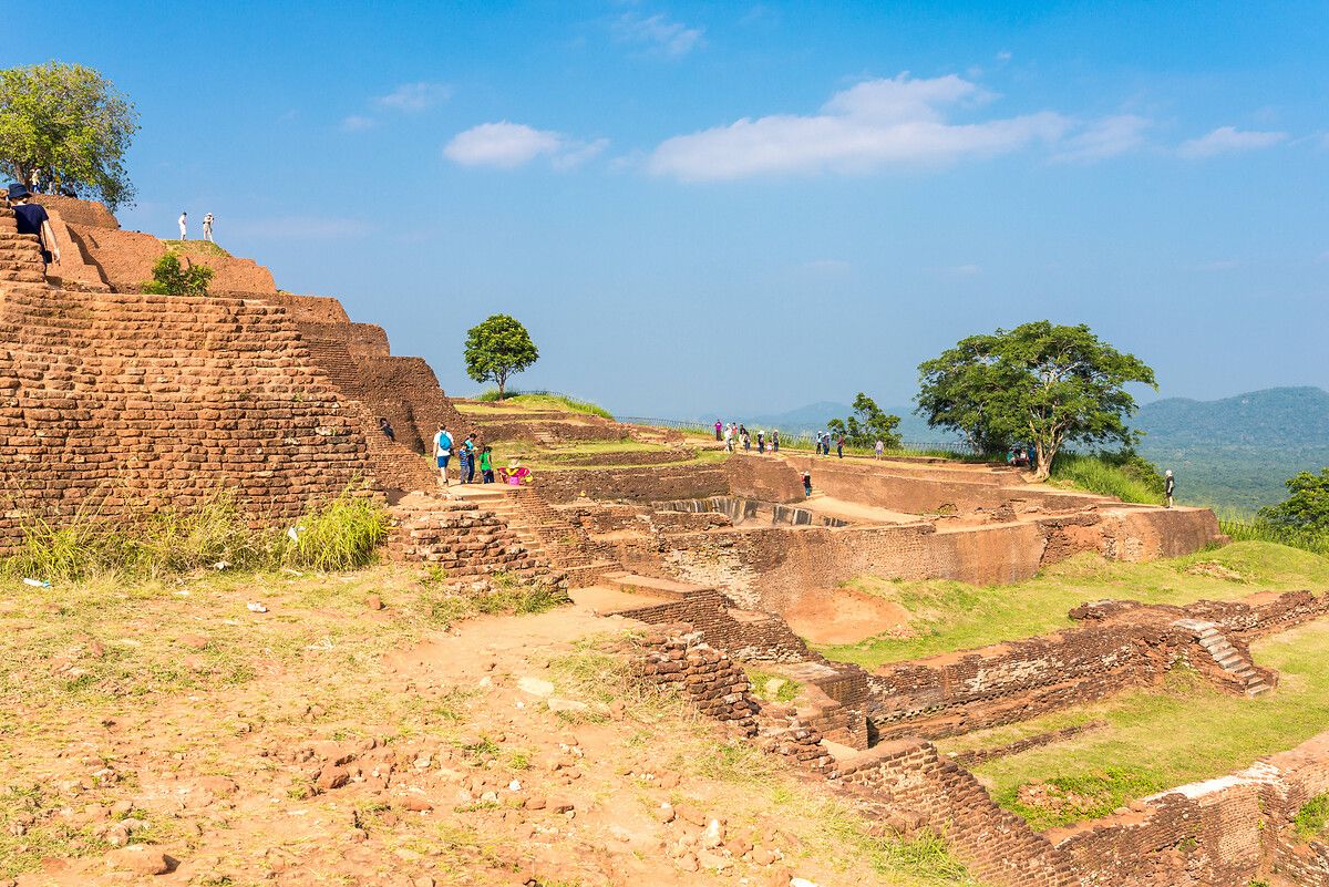 Sri Lanka'nın tarihi kaya kalesi Sigiriya görünümüyle büyülüyor 6