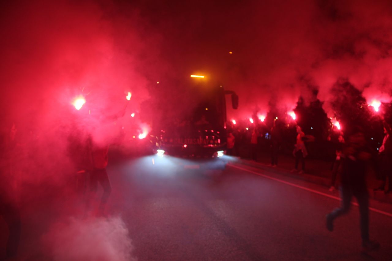 Galatasaray kafilesine Malatya’da coşkulu karşılama... 9