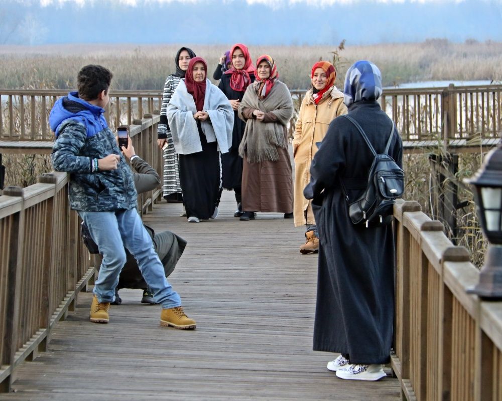 Düzce'deki Efteni Gölü düğün fotoğrafçılarının uğrak yeri oldu 14